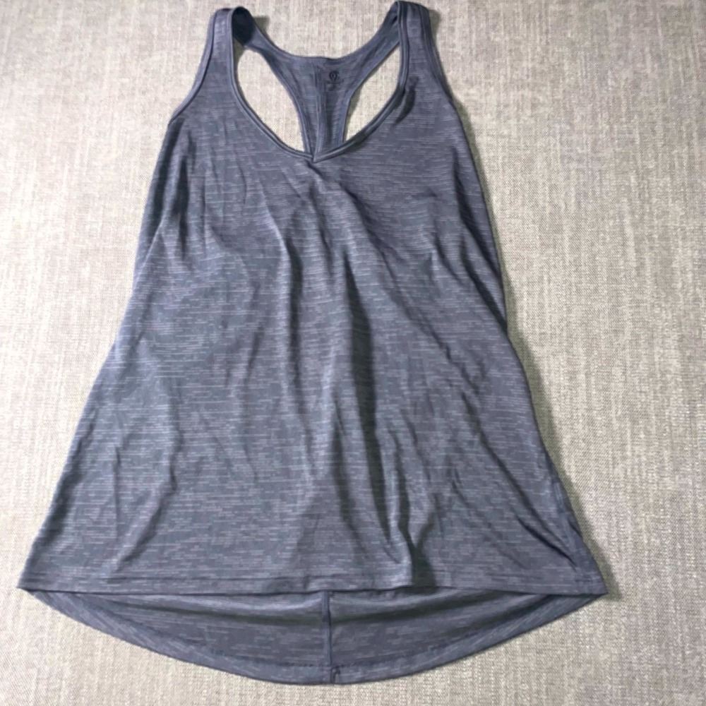 Champion C9 Athletic Tank Top Mens 2XL Blue Space Dye Workout Training Racerback